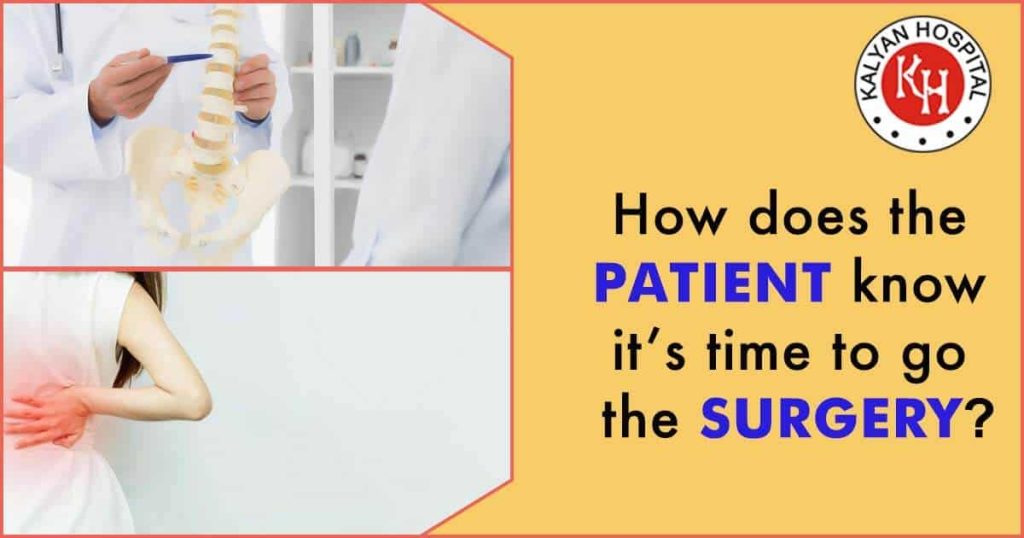 How does the patient know it’s time to go the surgery?