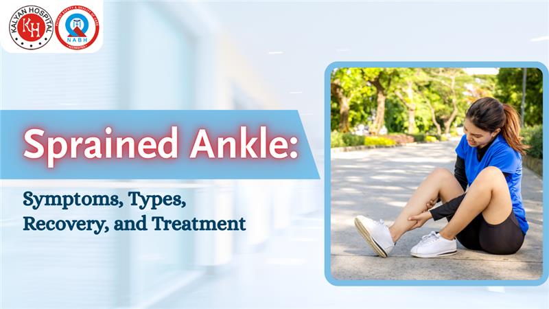 a young woman sitting outdoors holding her injured ankle in pain